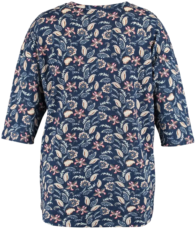 Z-One naisten trikoopusero Tp Ma44lia Nk-2205002Z1 - 6013 navy flower - 3
