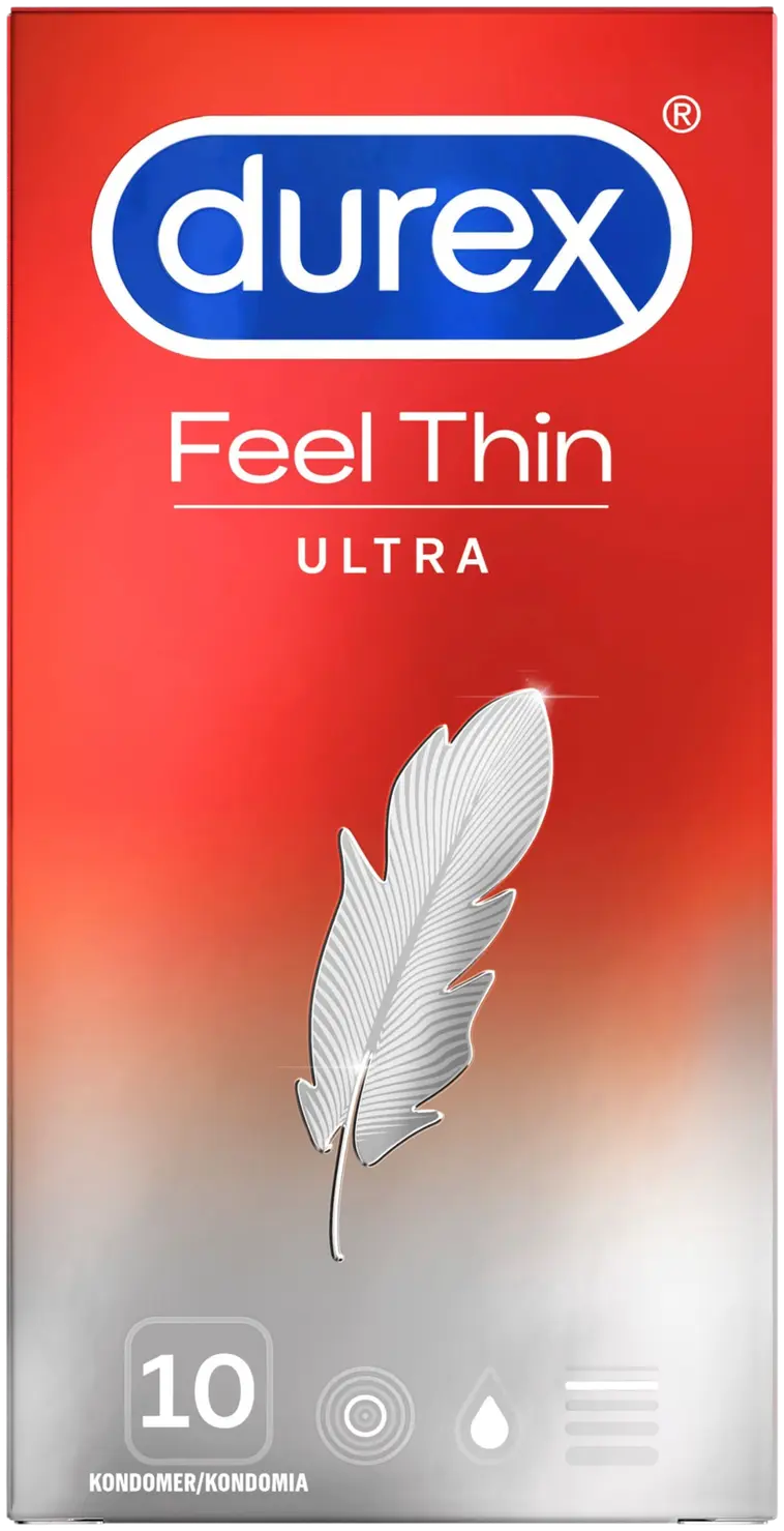 Durex Feel ultra thin kondomi 10kpl