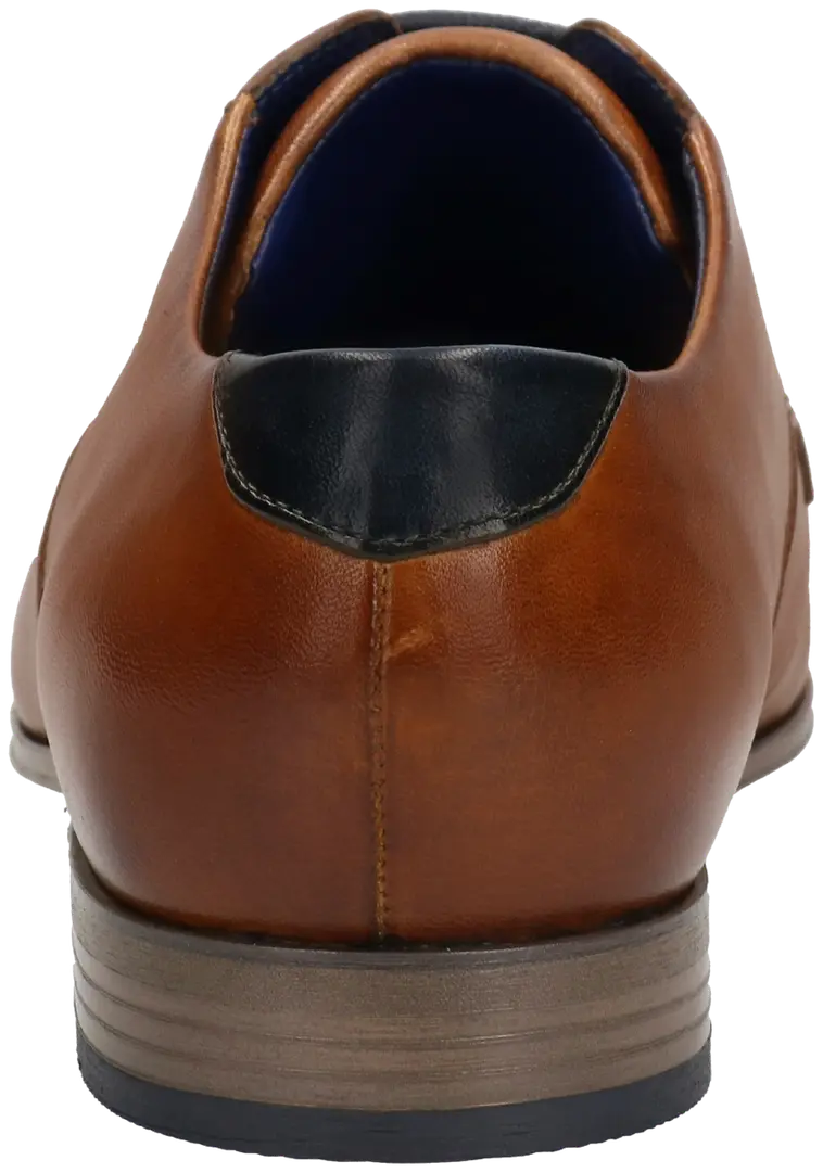 Bugatti miesten nahkainen kävely- ja pukujalkine Mattia Eco - COGNAC - 2