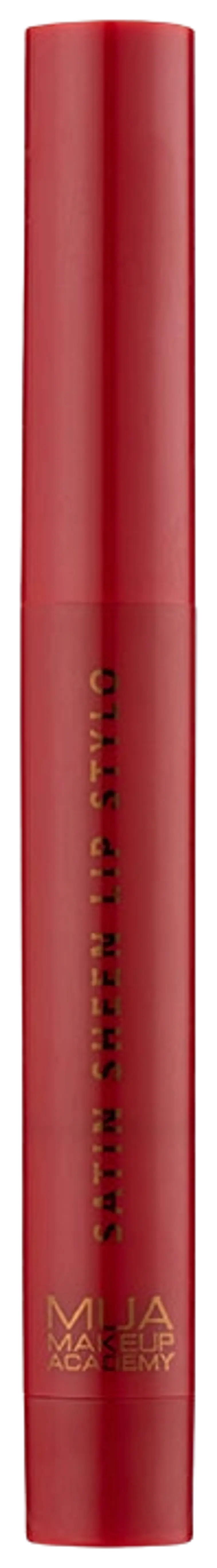 MUA Make Up Academy Satin Sheen Lip Stylo  2,4 g Razzleberry huulipuna - Razzleberry