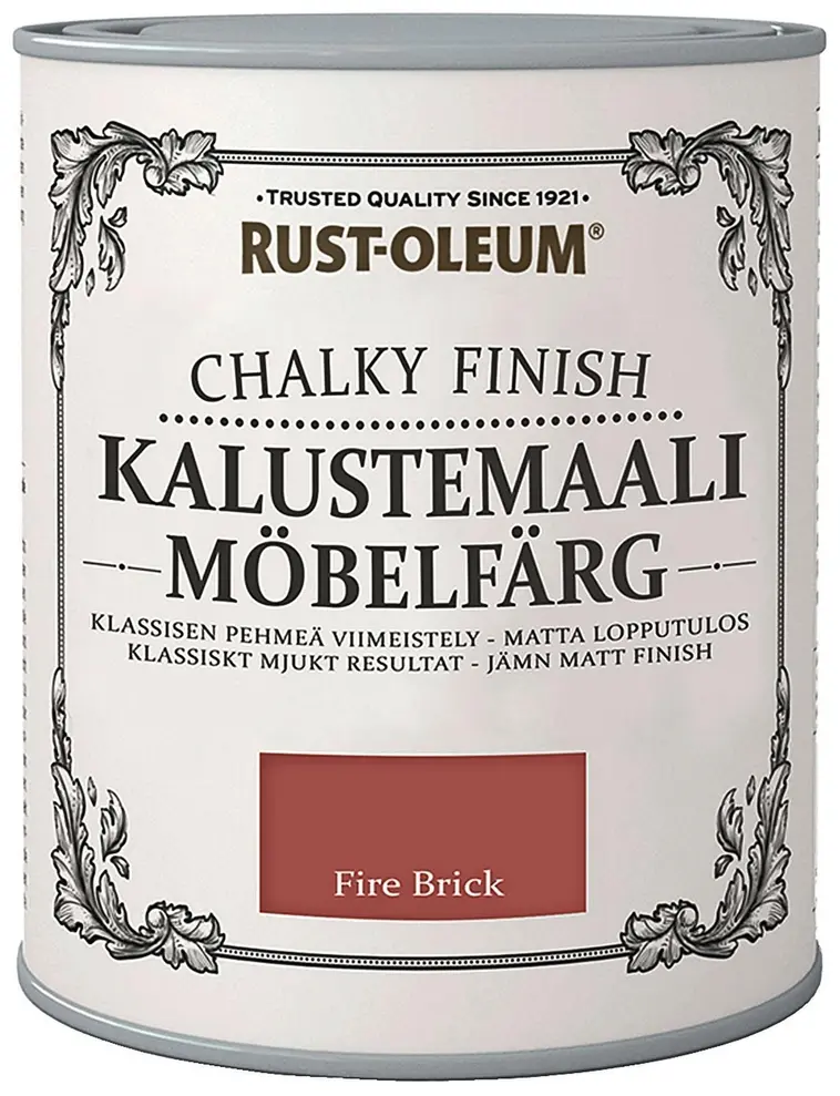 Rust-Oleum Chalky Finish Kalustemaali 750ml Fire Brick