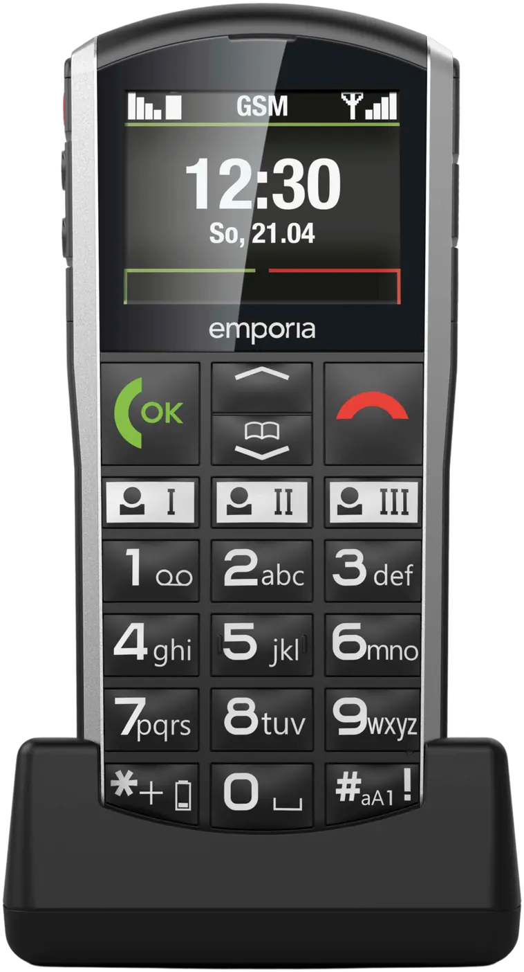 Emporia Simplicity 4G puhelin, musta - 5