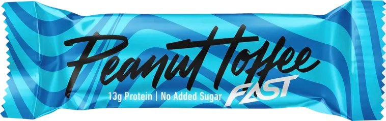 FAST Peanut Toffee 42 g  kerroksellinen proteiinipatukka