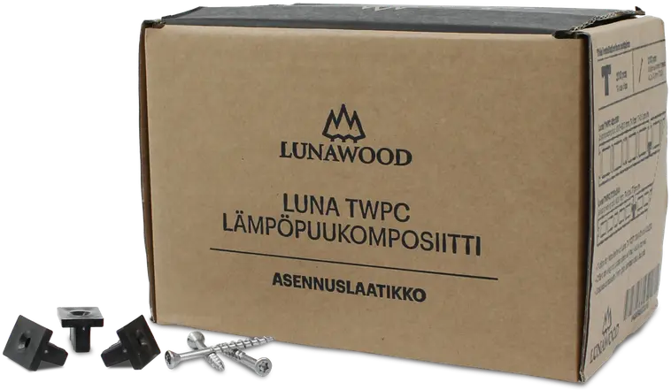 Luna TWPC asennulaatikko komposiitille 26x140, 42x200. 200 kpl | Prisma  verkkokauppa