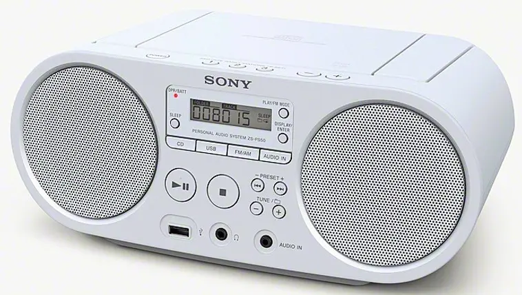 Sony CD-radio ZS-PS50 valkoinen | Prisma verkkokauppa