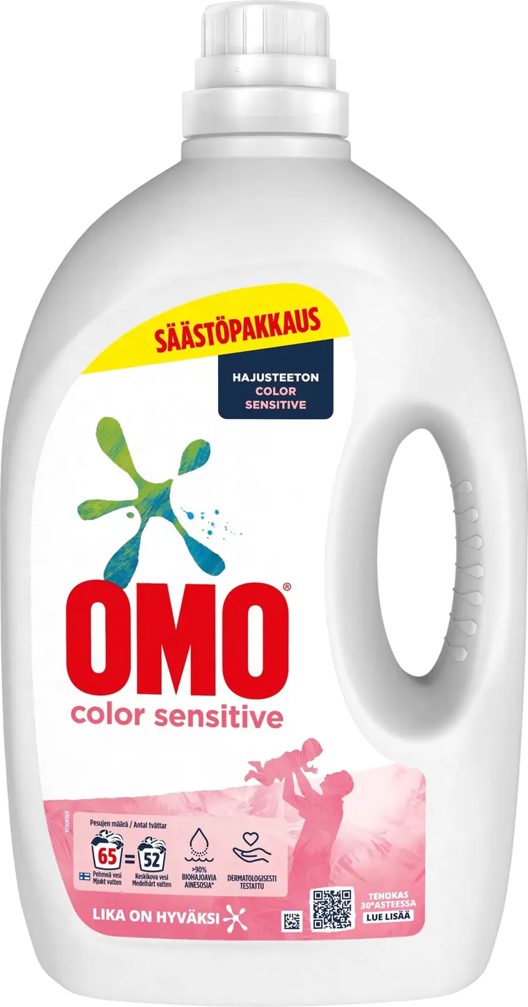 Omo Pyykinpesuneste Color Sensitive 2,6 L