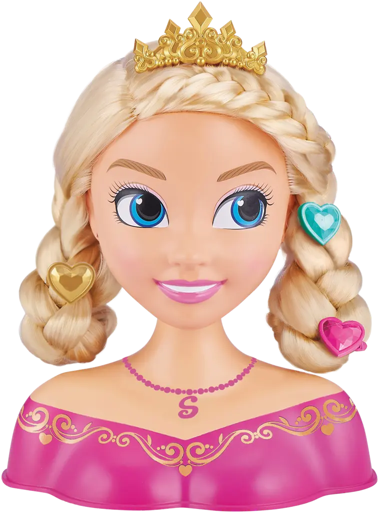 Sparkle Girlz prinsessan hiusmuotoilupää - 6