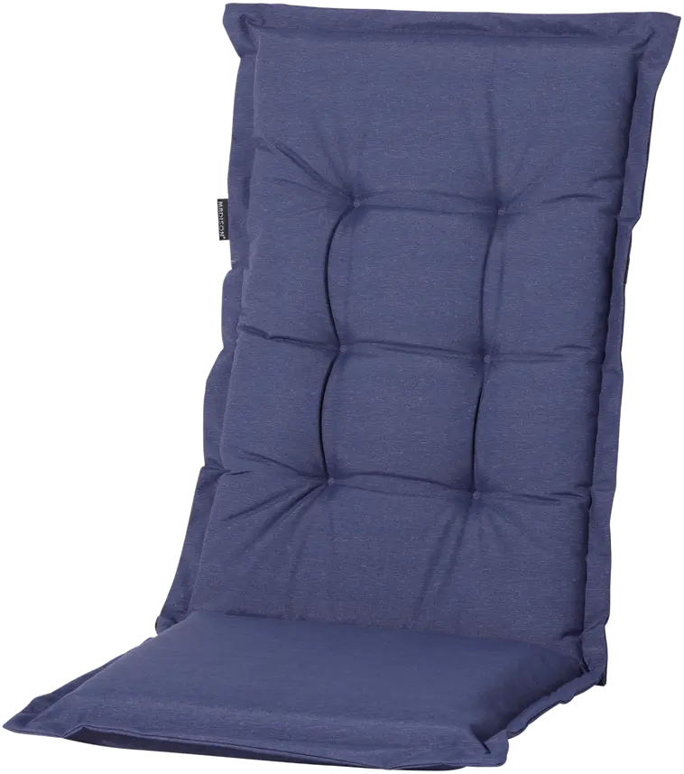Madison pehmuste tuoliin korkea/ meren sininen 120x50x5 cm