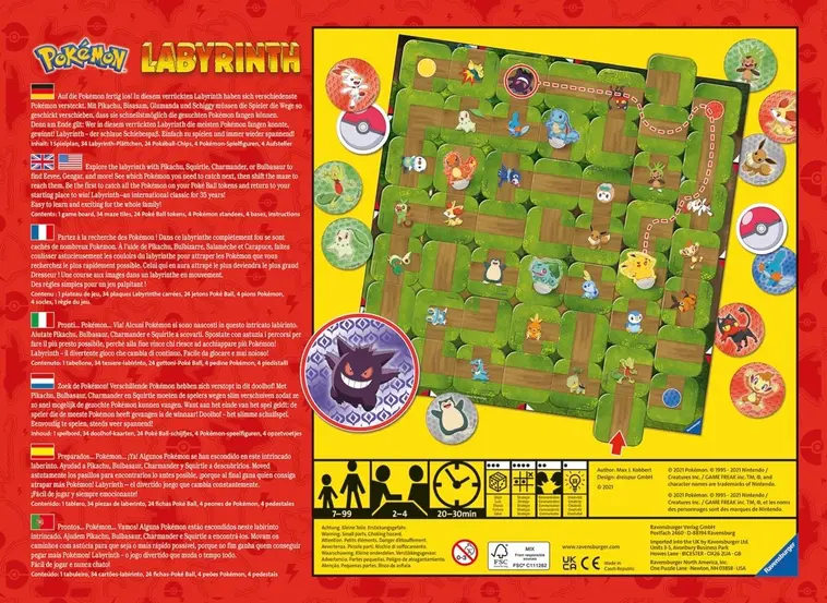 Ravensburger Pokemon Muttuva Labyrintti - 3
