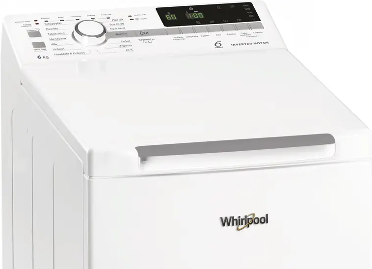 Whirlpool pesukone TDLR 6241BS FN/N päältätäytettävä - 1