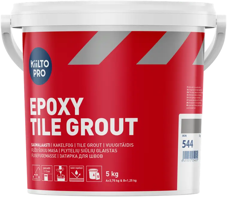 Kiilto Pro Epoxy Tile grout 544 iron 5 kg Saumalaasti