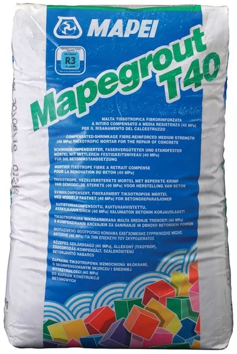 Mapei Mapegrout T40 korjauslaasti 25 kg