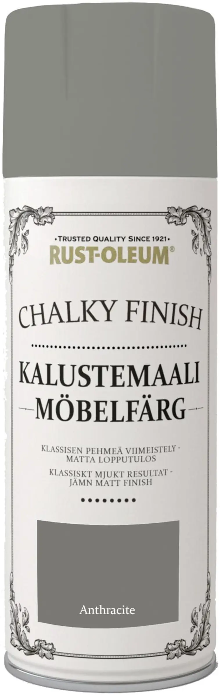 Rust-Oleum Chalky Finish 400ml kalustemaali spray harmaa | Prisma  verkkokauppa