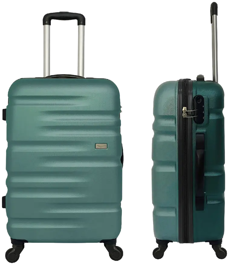 Carrefour matkalaukku 4W DGRN 61,5 cm
