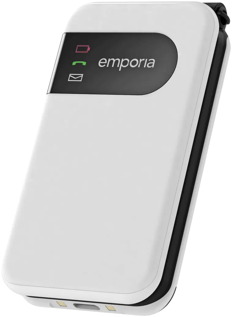 Emporia Simplicity Glam 4G puhelin, valkoinen - 2