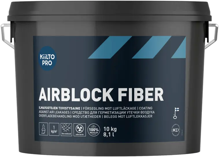 Kiilto Pro Airblock Fiber ilmavuotojen tiivistysaine