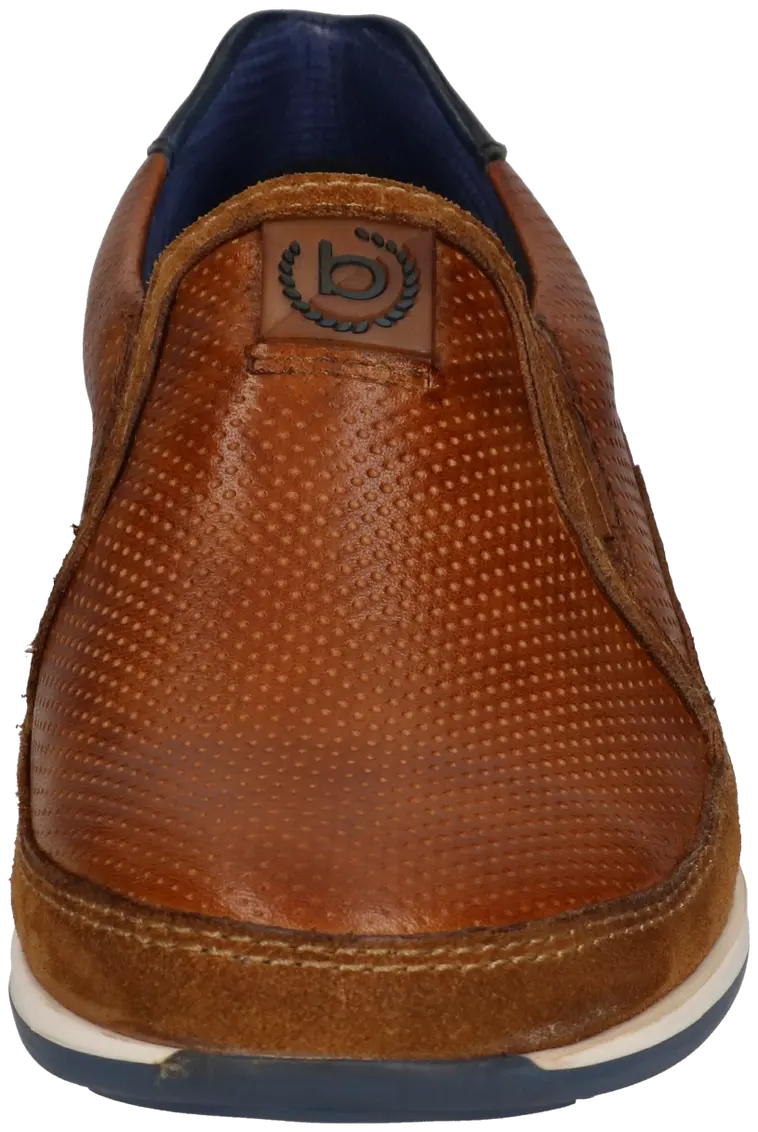 Bugatti miesten nahkainen loafer Tomeo Eco - COGNAC - 4
