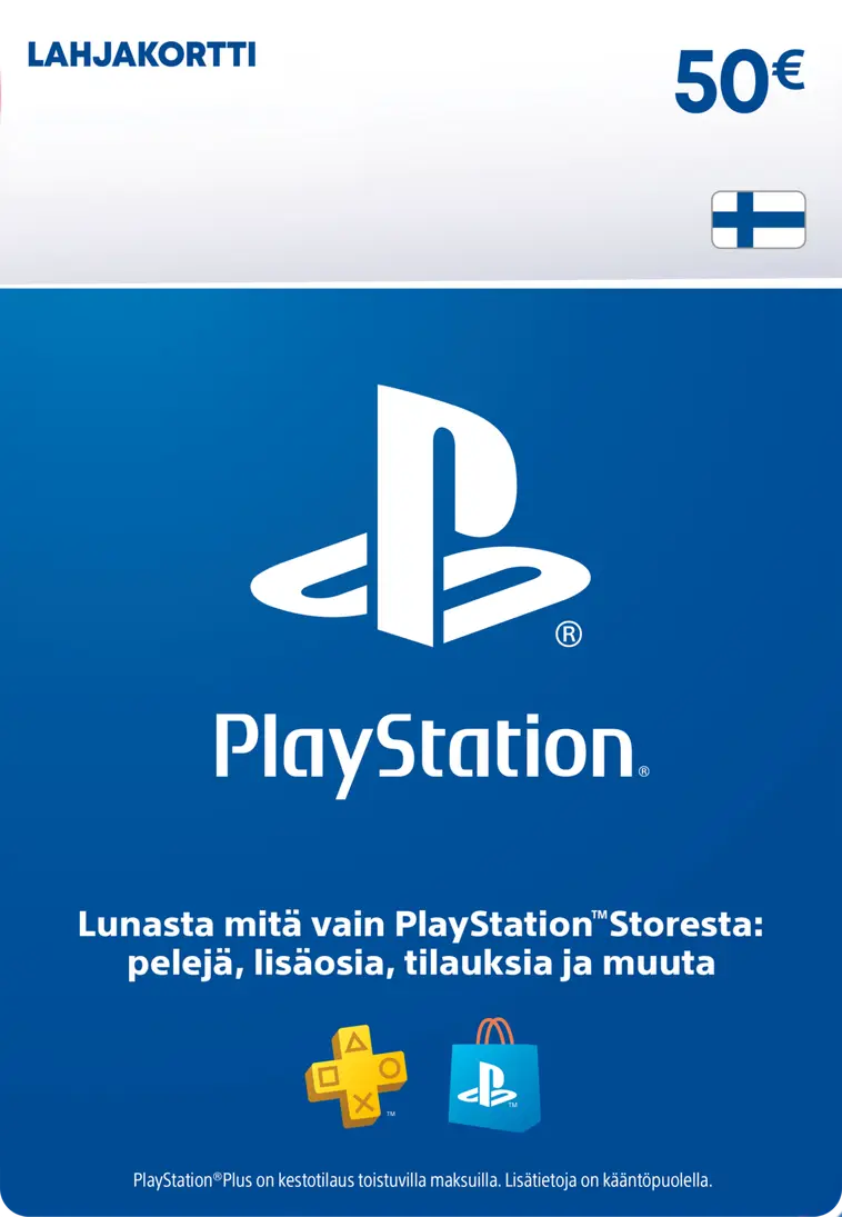 PlayStation Card 50 EUR lahjakortti