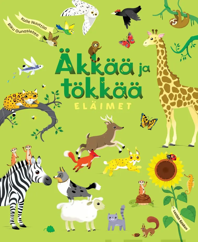 Nuuttila, Äkkää ja tökkää - Eläimet