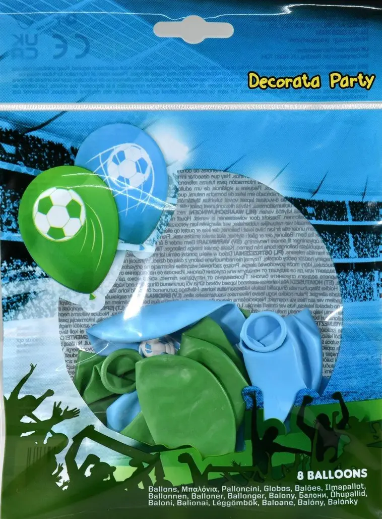Decorata Party ilmapallot Soccer fan