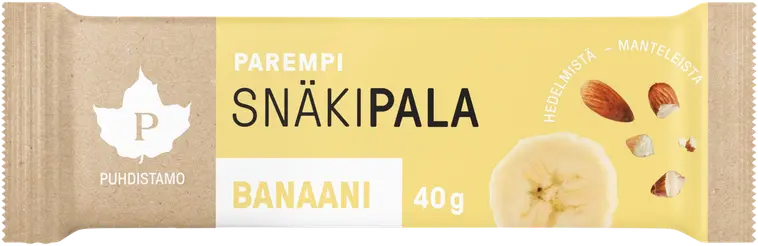 Puhdistamo Parempi Snäkipala, Banaani 40 g
