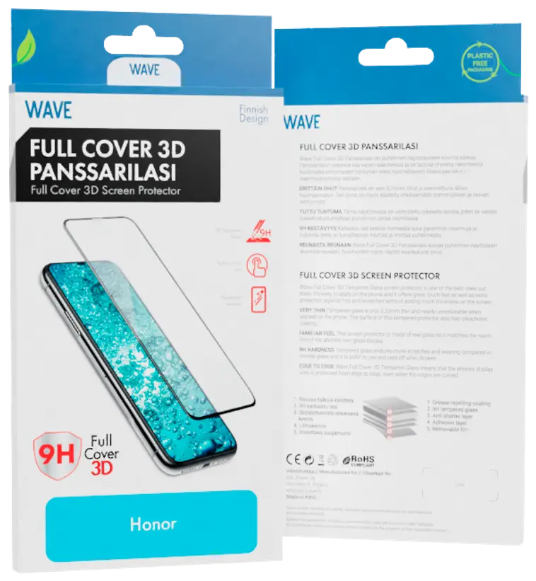 Wave Full Cover 3D Panssarilasi, Honor Magic5 Lite 5G, Musta Kehys | Prisma  verkkokauppa