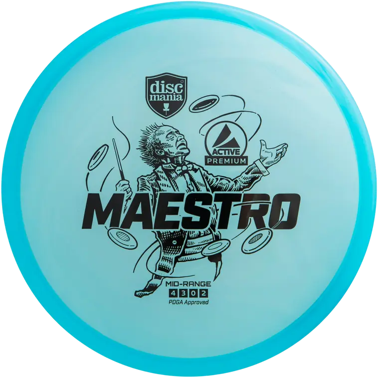 Discmania frisbeegolfkiekko Active Mid-range Maestro Premium