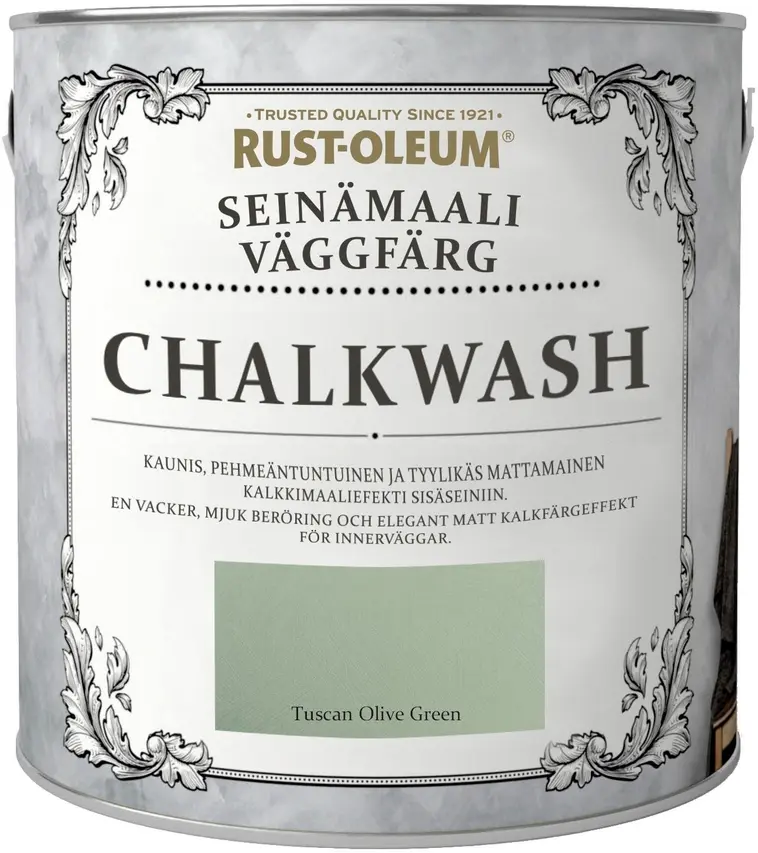 Rust-Oleum Seinämaali Chalkwash 2,5L Tuscan olive green | Prisma  verkkokauppa