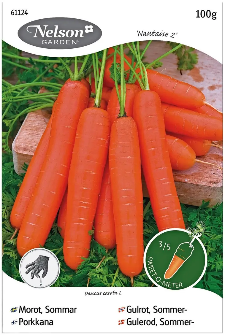 Nelson Garden Siemen Porkkana, Kesä-, Nantaise 2, 100 g | Prisma  verkkokauppa