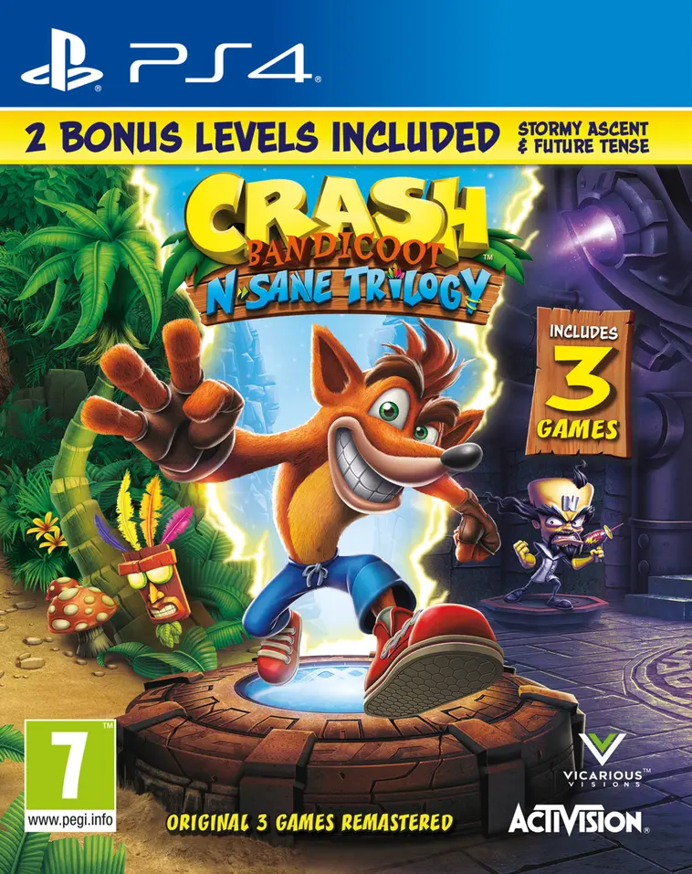 PS4 Crash Bandicoot N`sane Trilogy