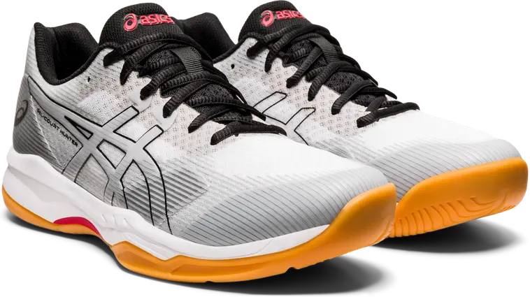 Asics miesten sisäpelikenkä Gel-Court Hunter 2 - WHITE/PIEDMONT GREY - 3