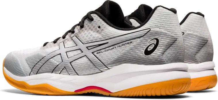 Asics miesten sisäpelikenkä Gel-Court Hunter 2 - WHITE/PIEDMONT GREY - 4