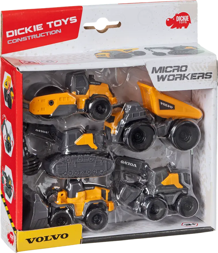 Dickie Toys Volvo Micro Workers