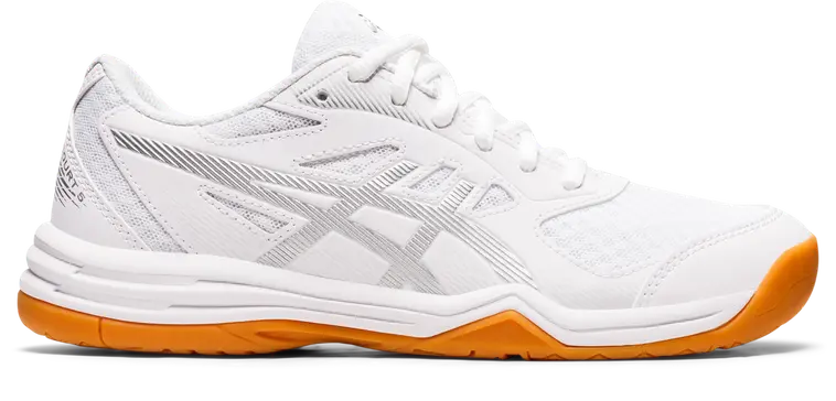 Asics naisten sisäpelikenkä Upcourt 5 - WHITE/PURE SILVER - 2