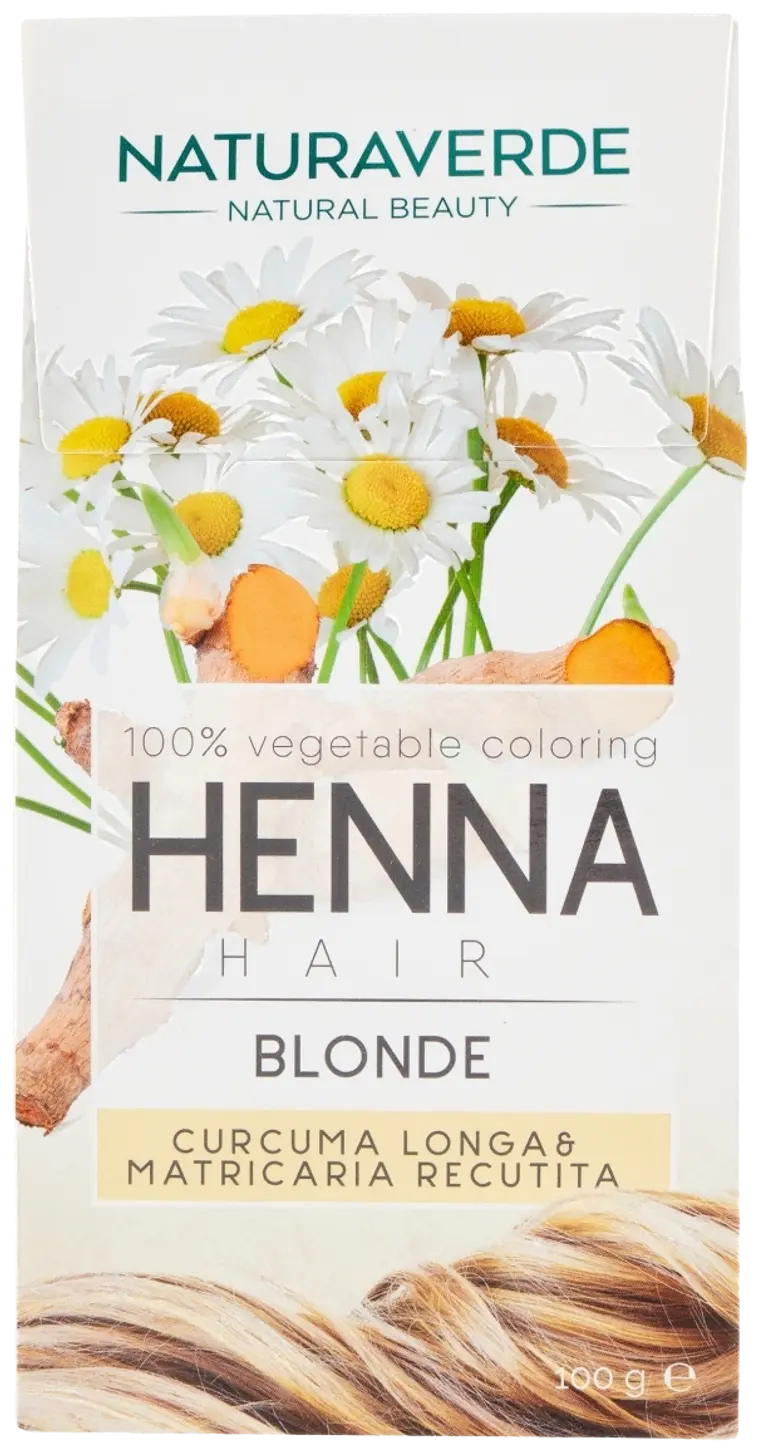 Naturaverde Henna 100% Vegetable Coloring Blond hiusväri