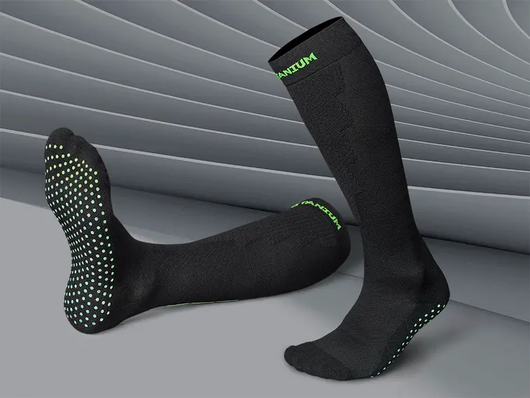 Tritanium eXtend kompressiosukat grip - BLACK/LIME - 3