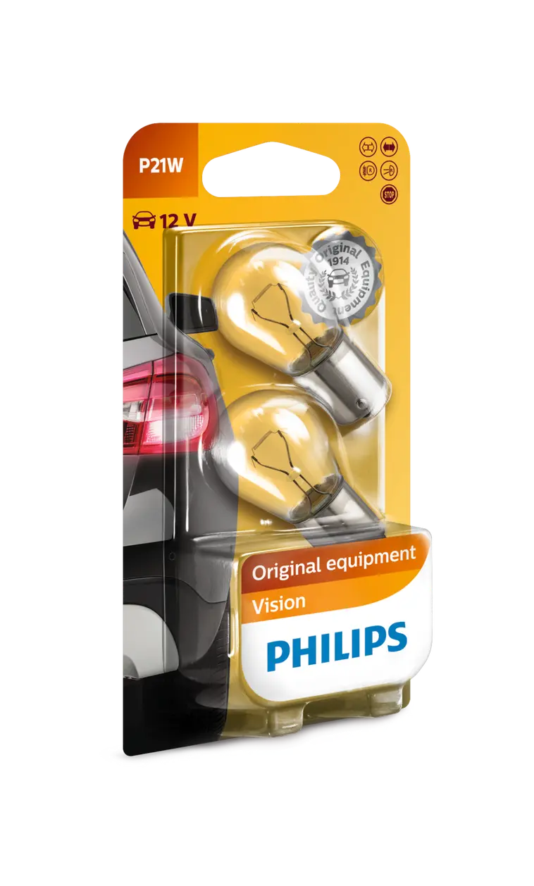 Philips P21W Premium autolamppu 12V 21W 2kpl