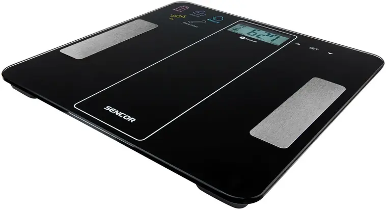 Sencor SBS 8000BK vaaka Bluetooth Fitness applikaatio - 3