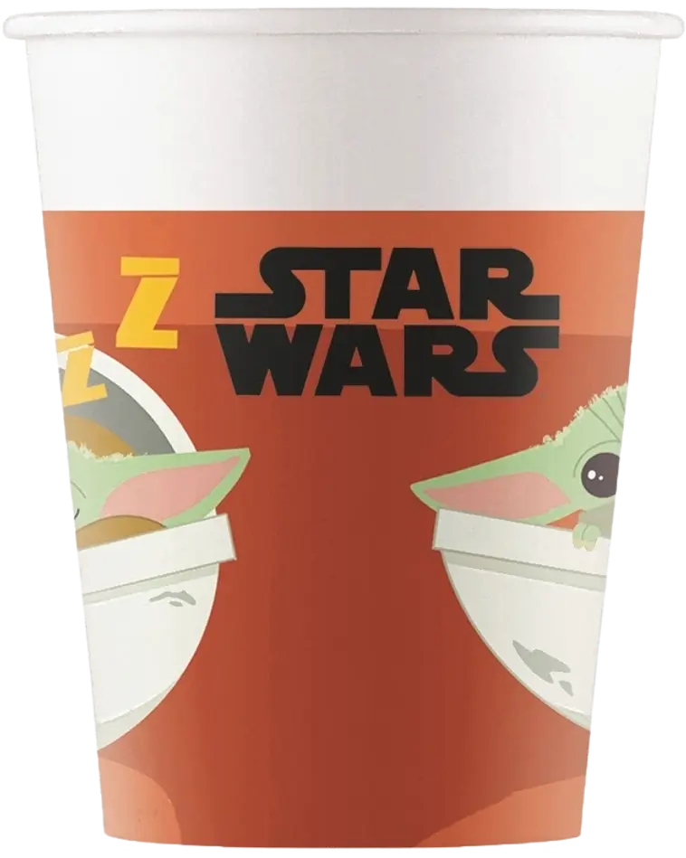 FSC Paper Cup 200ml SW Mandalorian 8 kpl