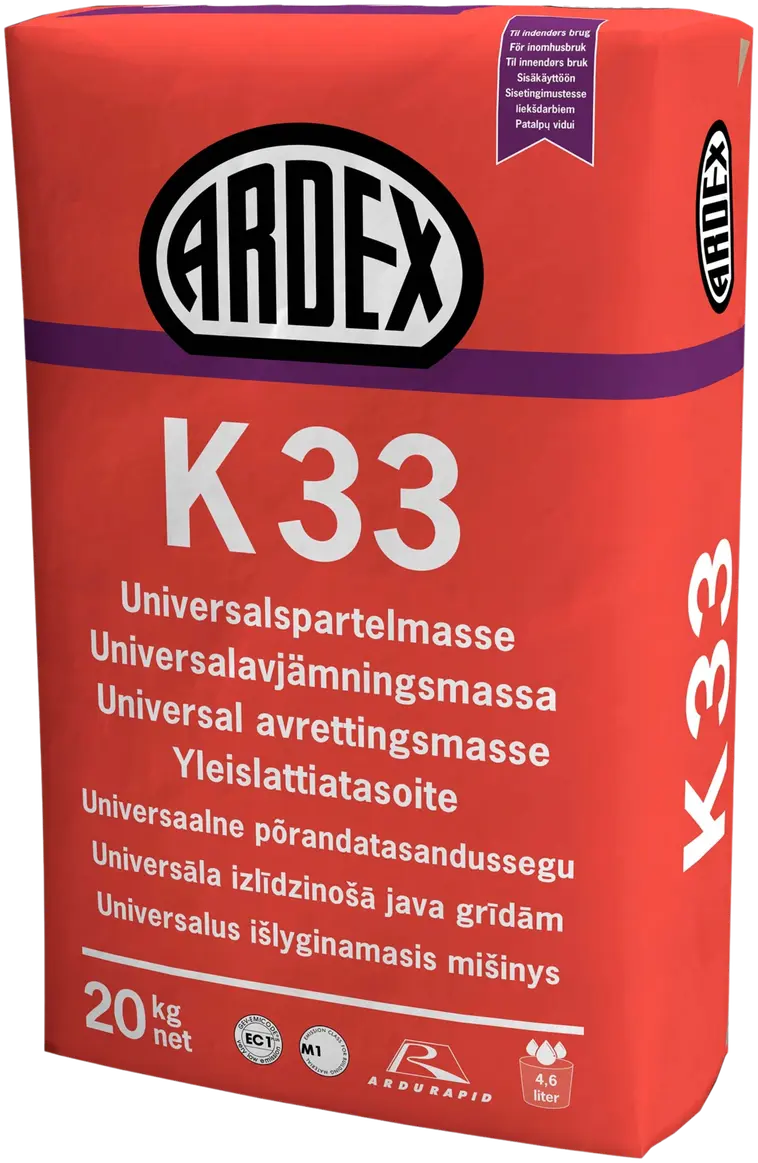 Ardex lattiatasoite K 33