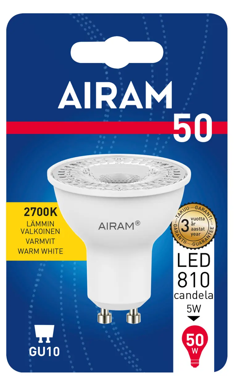 Airam LED 4,2W GU10 - 1