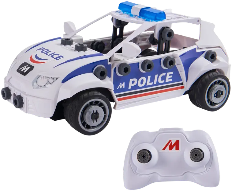 Meccano JR RC Poliisiauto