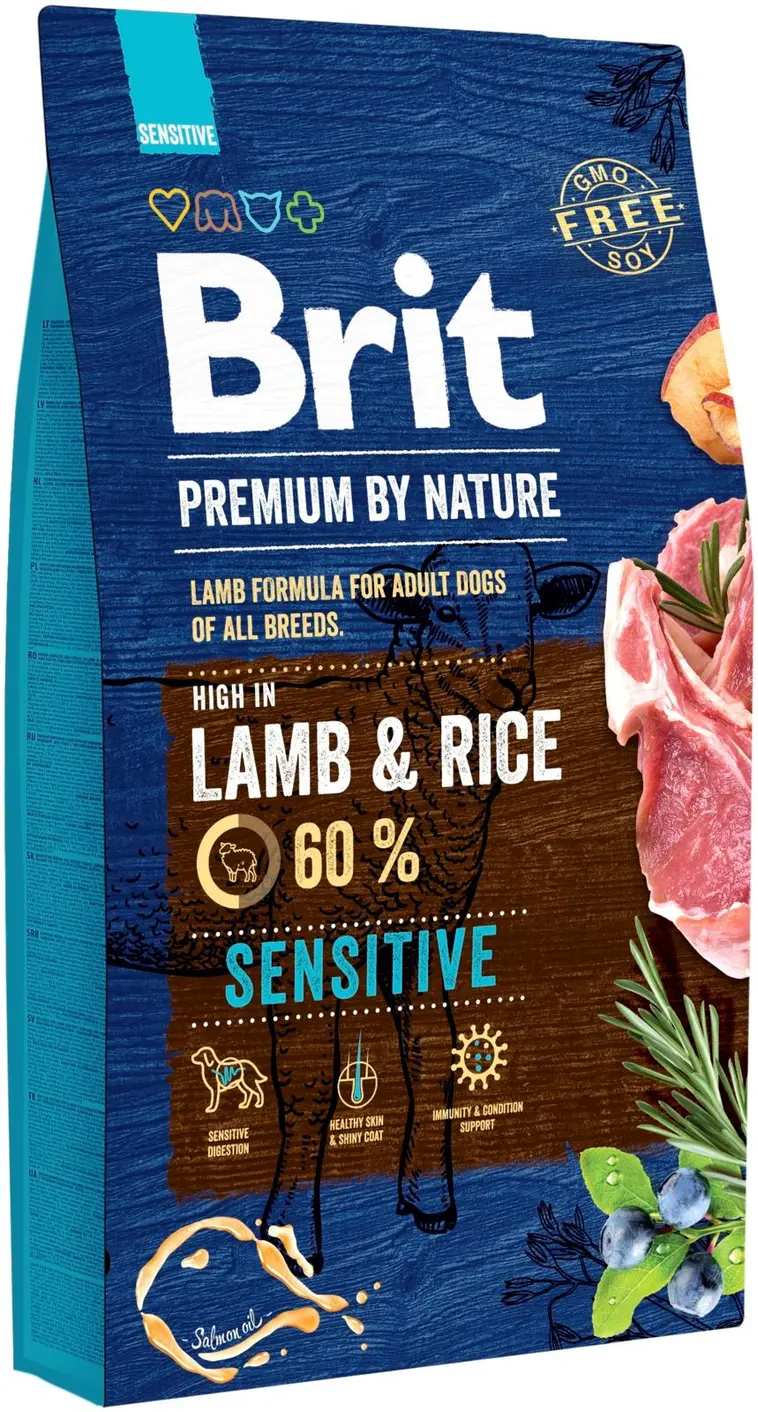 Brit Premium by Nature Sensitive lammas herkkävatsaisille koirille 8 kg