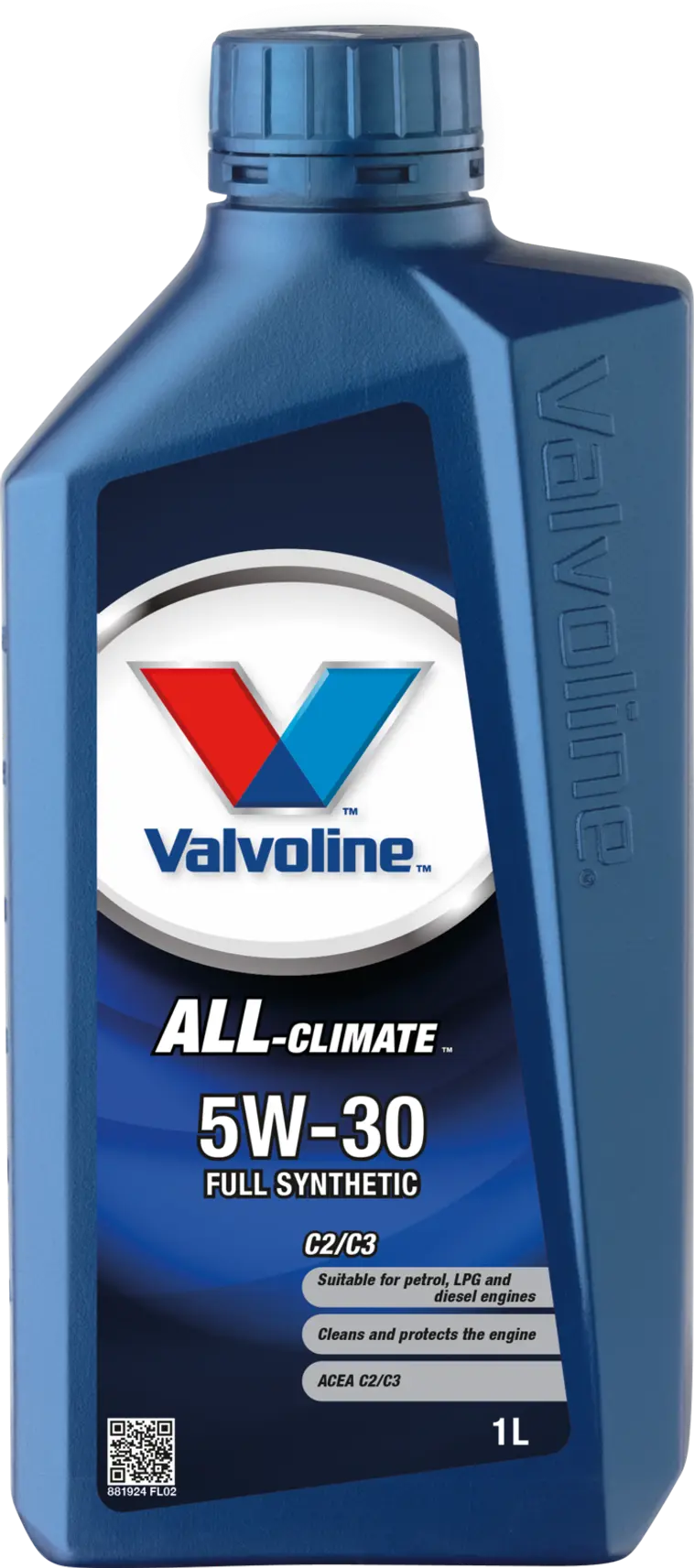 Valvoline All Climate 5W-30 C2/C3 moottoriöljy 1l