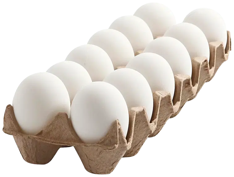 Creativ Company Creativ Company Muovimunat, valkoinen 6cm 12kpl/pkk