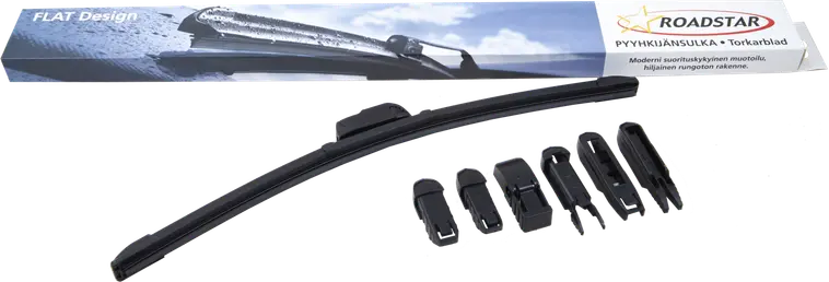 Roadstar sulka 22"/550mm flat-rungoton rakenne, sovittimilla