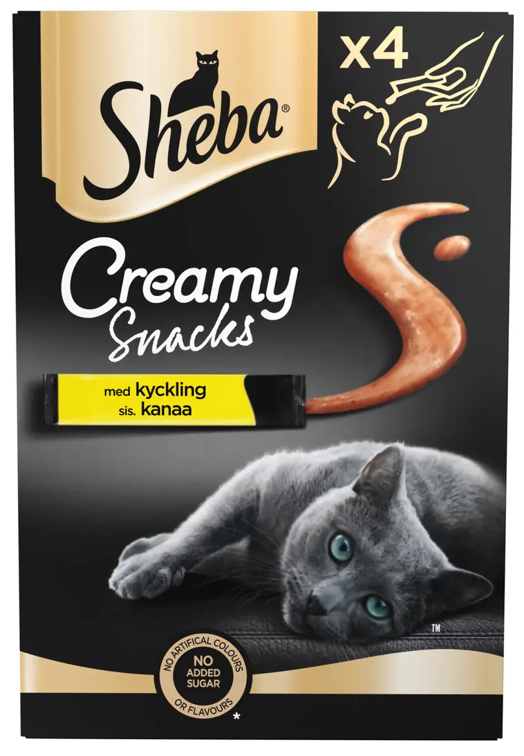 Sheba Creamy Snacks Kanaa 4x12g