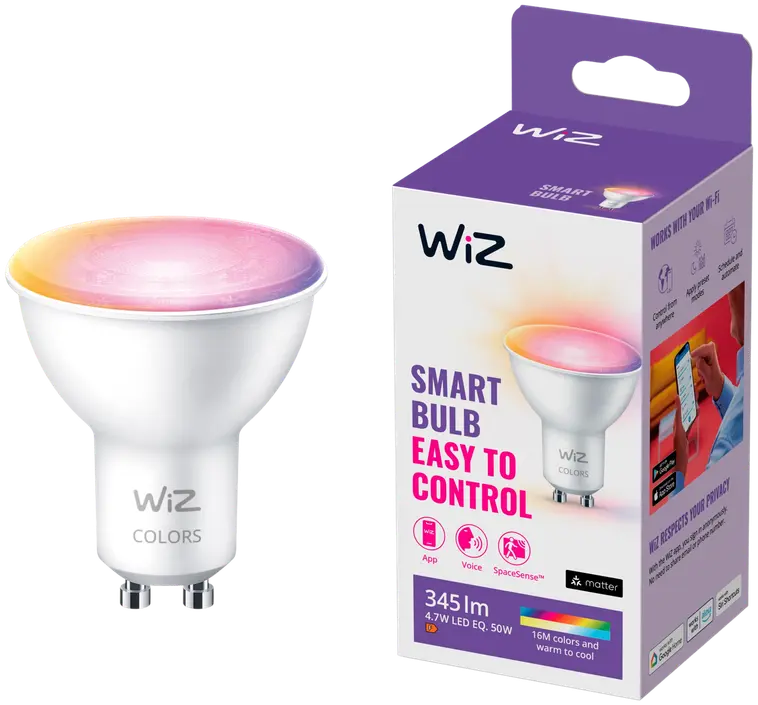 WiZ älylamppu GU10 4.8W Color Wi-Fi