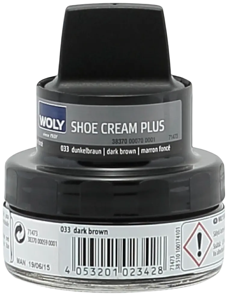 Woly Shoe Cream Plus Tummanruskea 50ml