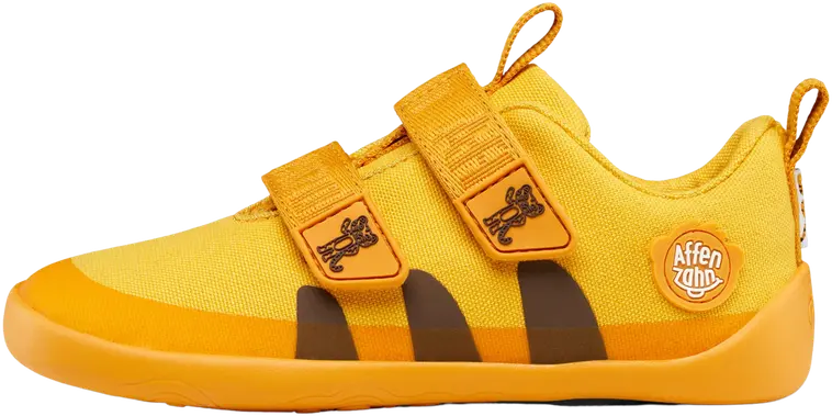 Affenzahn lasten paljasjalkalenkkari Cotton Lucky Tiger - Yellow - 5